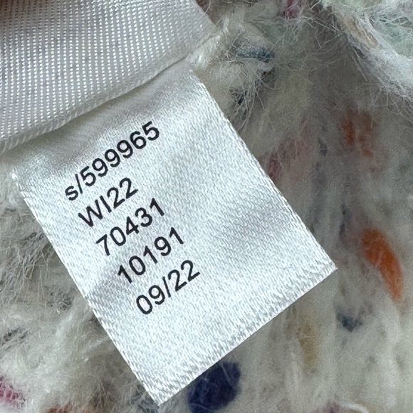 Loft confetti sweater cable knit sleeve crew neck sweater sz XL - Picture 8 of 8